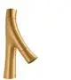 AXOR-HG-AXOR-Starck-Organic-2-Griff-Waschtischmischer-80-mit-Ablaufgarnitur-Brushed-Gold-Optic-12011250 gallery number 1